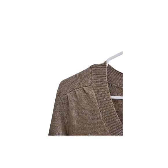 Copied - Joie Womens M iridescent sparkly sweater stretch feminine Light Spring - Picture 15 of 16